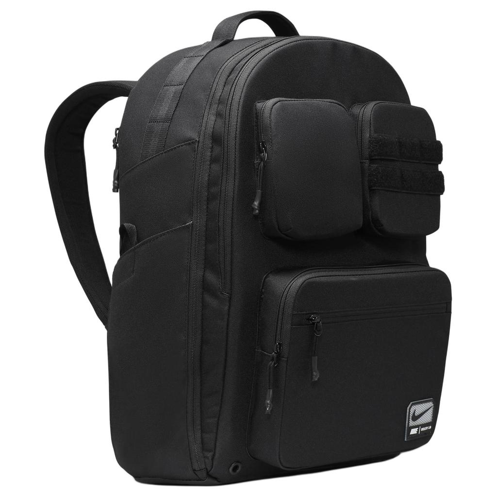 New Nike Utility Power 33L Backpack Black/Black/White FN4120-010