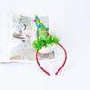 Cute Christmas Hat Tree Headband with Glitter Funny Hat Hair Hoop Novelty Party Headdress Headwear Party