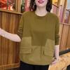 2024 Trendy Long-Sleeved Blouse for Middle-Aged Women - Spring & Autumn Style
