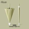 New 24-bone Single-layer Waterproof Cover, Automatic Straight Rod Umbrella, Long-handled Umbrella, Windproof, Supply