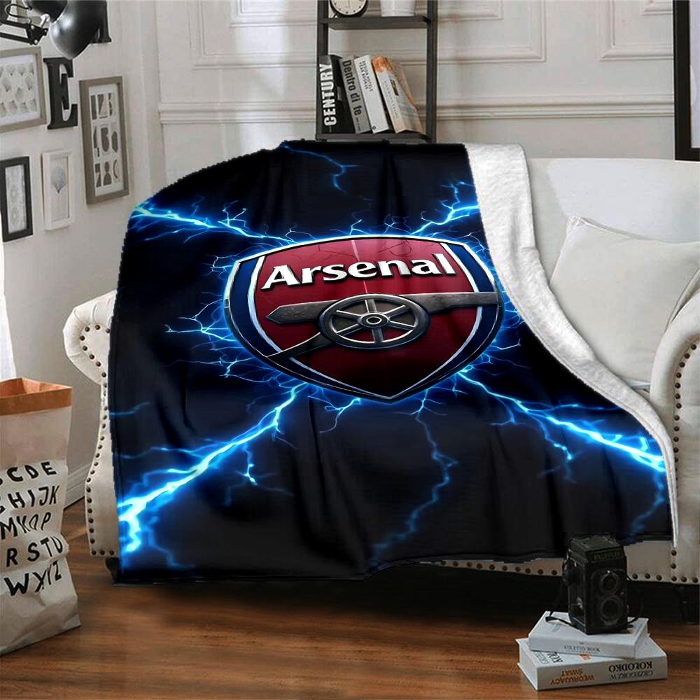 Arsenal Decke Weich Warm Gemütlich Geeignet für Sofa Bett Bettwäsche für Alle Jahreszeiten Wärmende Dekoration Ideales Geschenk für Freunde Familie Paare Picknick