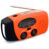 LED Emergency Radio AM/FM/WB 10000mAh Emergency Power Bank Flashlight Reading Lamp Solar Radio Charger Type-C Charging SOS Alarm