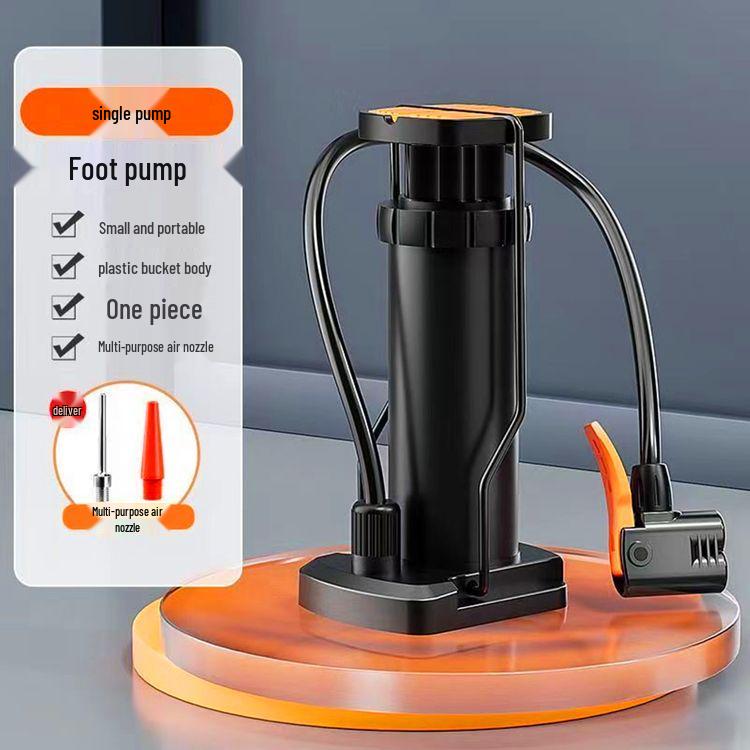 Multi-Purpose Portable Air Pump for Bikes, Scooters, Inflatables, and Balls