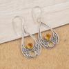 Citrine Earrings, 925 Solid Sterling Silver Gemstone Jewelry, Handmade Earrings, For Thanksgiving