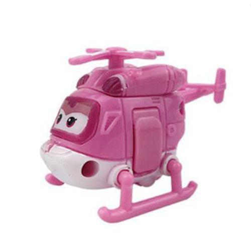 1 шт. Мультяшные Фигурки Super Wings Модель Самолета Спасательный Вертолет Транспортный Самолет ПВХ Модель Коллекция Игрушка для Детей