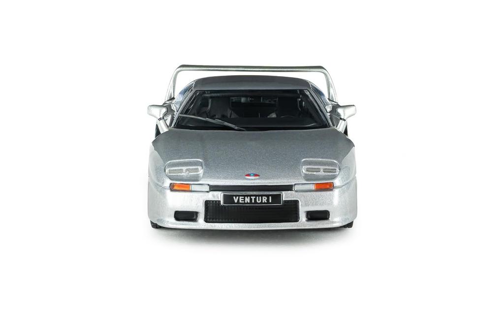 Kyosho SOLIDO Venturi 400 GT 1995 Finished Diecast Miniature Car S4313404 1/43 (Silver)