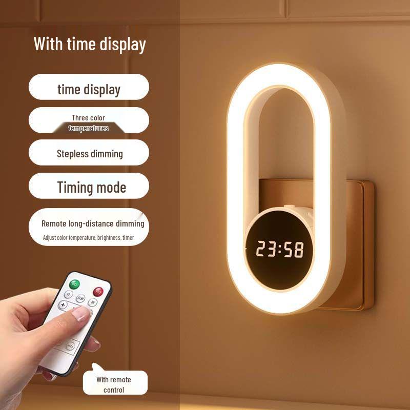 USB Bedside Lamp: Remote-Control Soft Night Light for Baby Feeding, Eye Protection, Energy-Saving, Multifunctional Sleep Aid