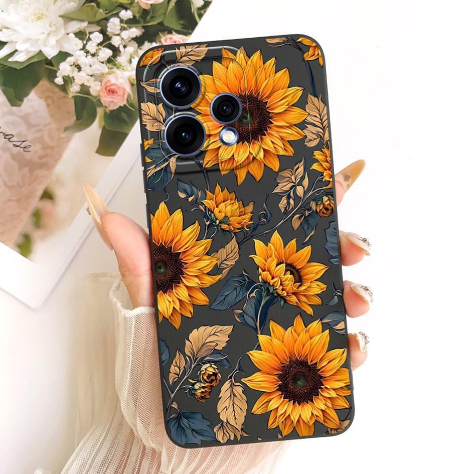 For OPPO Reno 15 5G Case Reno 15 Pro Cover CPH2813 CPH2825 New Stylish Flower Soft Silicone Phone Case For OPPO Reno15 15c Shell