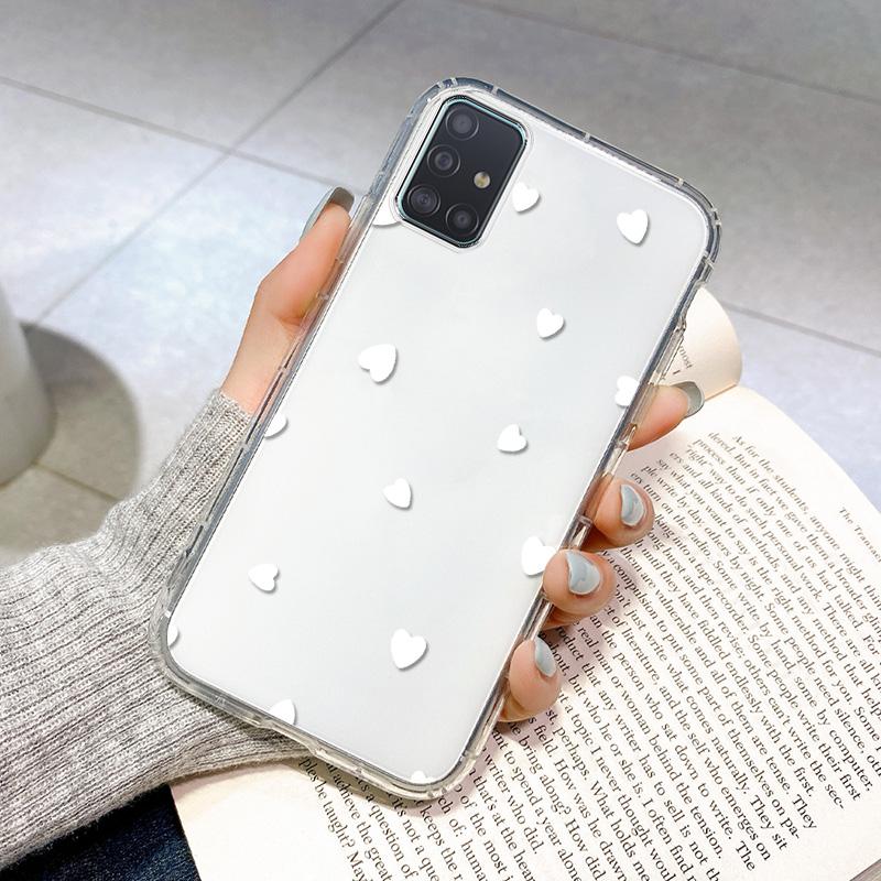 Custodia A51 per Samsung A22 Custodie Silicone Funda Samsung A32 4G A52 A72 5G A12 A21S A03S A71 31 A50S A30S A42 A10 Cover Telefono Smiley