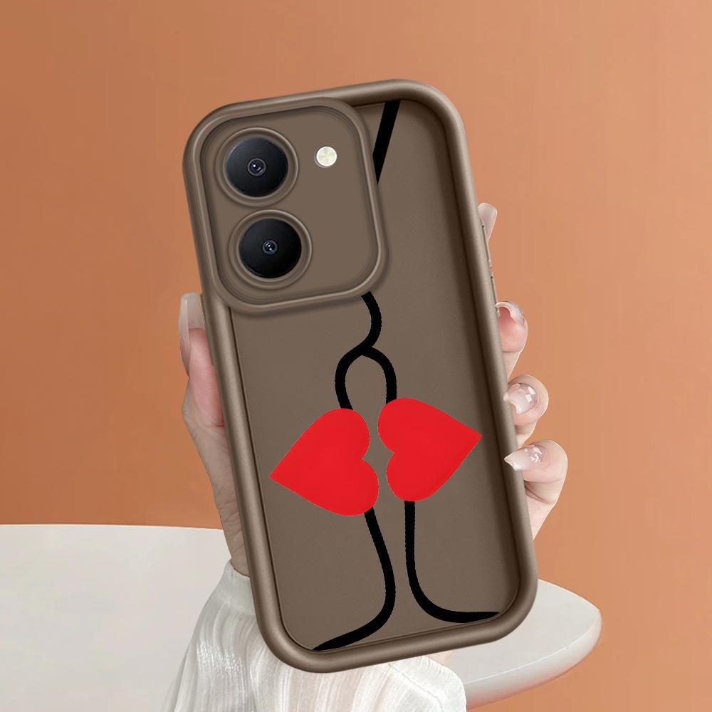 Coque de protection antichoc en silicone souple avec motif de dessin animé pour iPhone Infinix Tecno Vivo