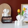 Vase Reflections on Girls' Styling Art Flower Pot Pen Holder Desktop Storage Personalized Creative Decoration Crafts Accessories