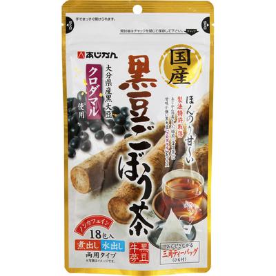 Ajikan Domestic Black Soybean Burdock Tea 18 Bags Year-round Health Tea Year-round