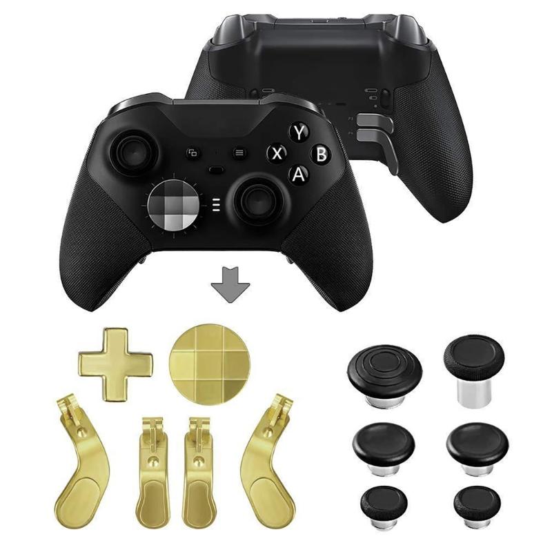 High Quality Metal Thumbstick Paddle Triggers Button for  Controller Series 2 Improve Your Gaming Experience