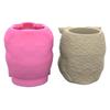 Mother and Son Cat Owl Silicone Mold Flower Epoxy Resin Casting Mold Succulent Vase Cement Mold Candle Holder Mold