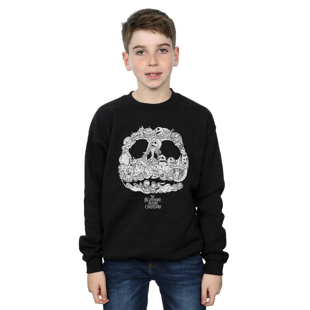 Disney Boys Nightmare Before Christmas Jack Skellington Jack-O-Lanterns Sweatshirt