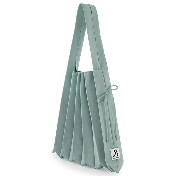 Lucky Pleats Knit L Basil