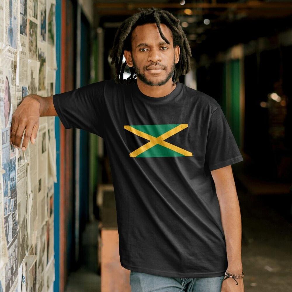 

Jamaica Flag Tshirt Retro Holiday Tee I Love Jamaica Caribbean Rasta Reggae Top 2XL
