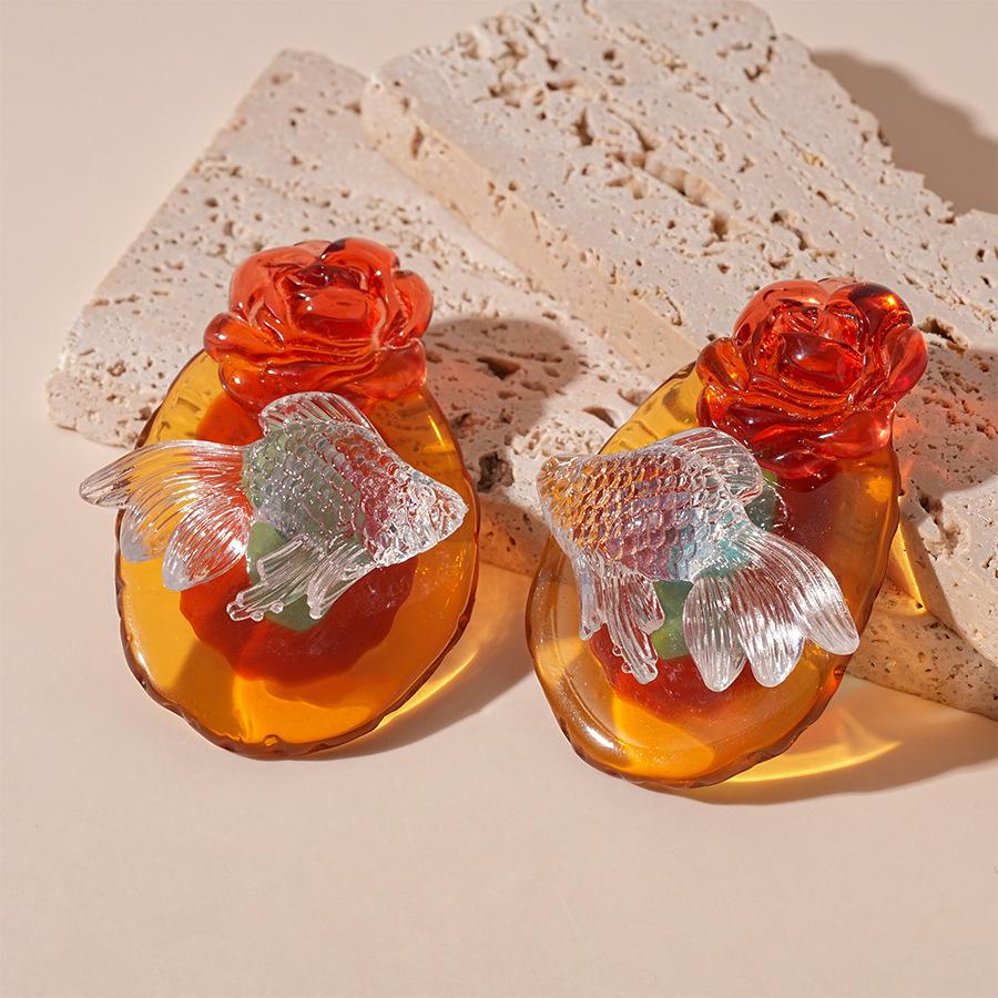 

Модные серьги-подвески для женщин оранжевый