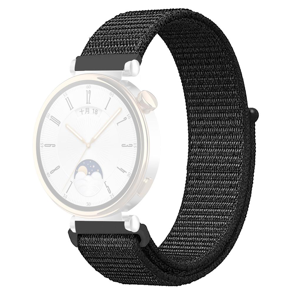 For Huawei Watch GT 4 41mm/Garmin Venu 3S Watch Band 18mm Nylon Loop Adjustable Wrist Strap