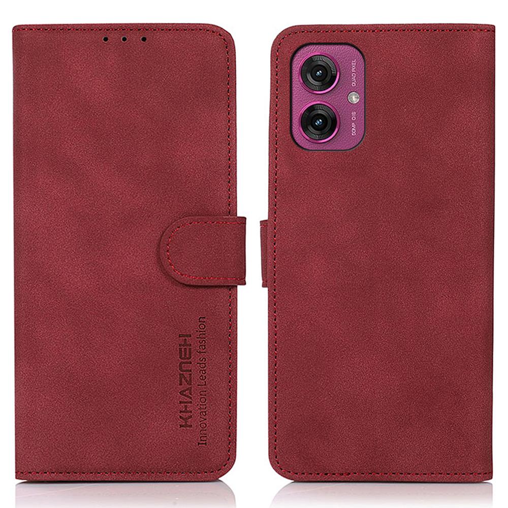KHAZNEH For Motorola Moto G55 5G Stand Case PU Leather Wallet Phone Cover