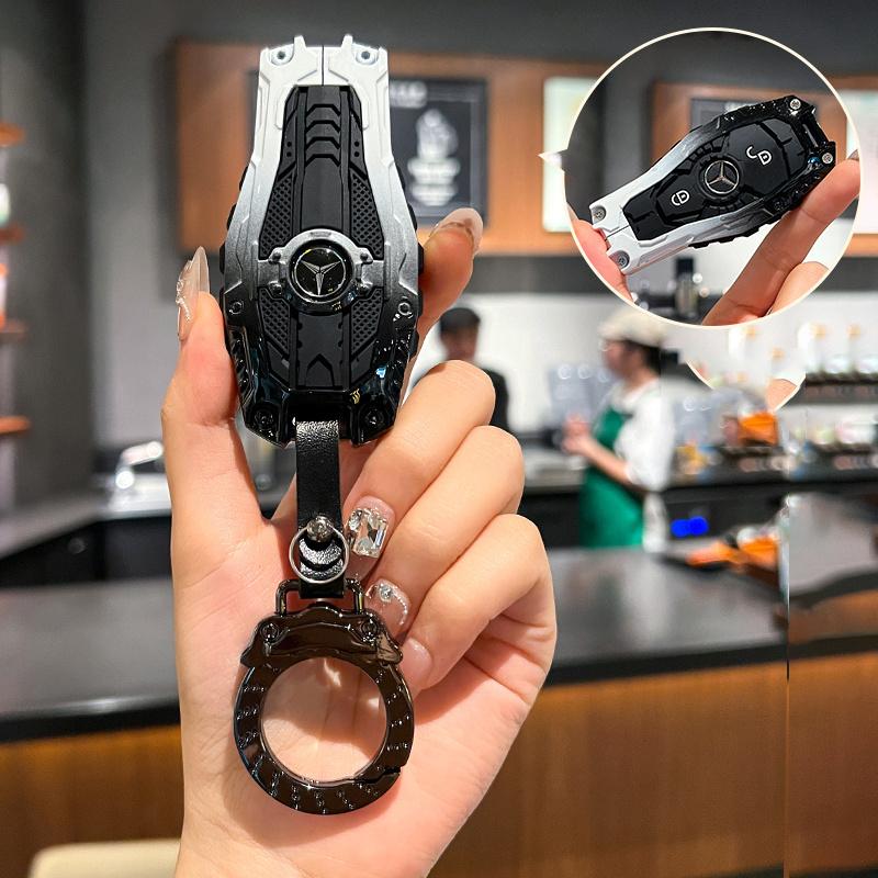 2025 Neue Auto-Fernbedienung Smart Key Hülle Abdeckung Für Mercedes Benz A B C E S Klasse C200 C300 E350 E260L W205 CLA CLS GLA GLC GLE GLS Zubehör