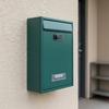 Wall Mount Mailbox Includes 2 Keys Key Lock Mail Container WeatherResistant Locking Security
