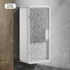 Punching Free Toothbrush Storage Box Multifunctional Ins Makeup Brush Holder Glacier Pattern Bathroom Storage Rack