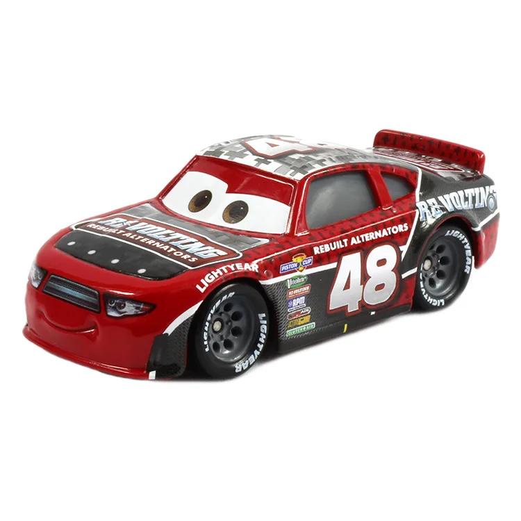 

Disney Pixar Cars 2 3 Toys Lightning McQueen Jackson Storm Mack Uncle Truck 1:55 Diecast Model Car Toy Children Birthday Gift світло-сірого кольору
