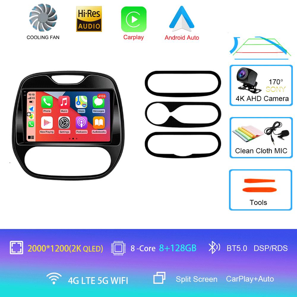 Auto Radio Android 14 For Renault Captur CLIO Samsung QM3 2011-2020 Multimedia Player Wireless Carplay No 2Din DVD Head Unit