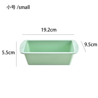 Silicone Loaf Pan Small Size High Temperature Resistant Rectangular Bread Cake Baking Mold Non-Stick Flexible Durable Kitchen Tool