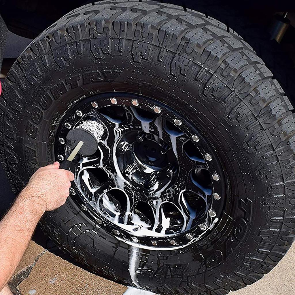 Microfaser Felgenbürste Weiche Felgenbürste Alufelgen Reinigungsbürste Felgenbürste für Stahlfelgen Alufelgen Lange Auto Reinigungsbürste