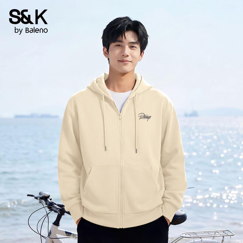 Baleno Men's S&K Series Hooded Knit Casual Jacket