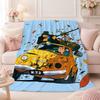 Classic Anime L-Lupin the ThirdS Throw Summer Flannel Throw Blanket Soft Antistatic Washable KidFriendly Couch Bed