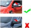 Mirror Covers 2015-2025 (BMW-style, 2 Pcs) for Ford Ranger