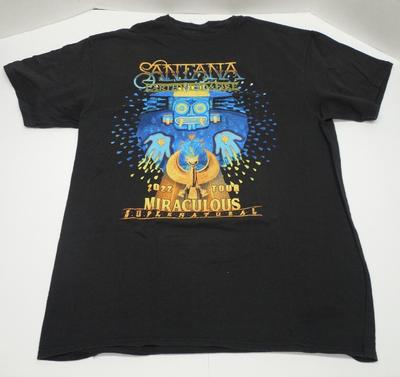 VTG Santanaaaa Earth Wind Fire 2022 Tour Cotton T Shirt Black All Size UR671