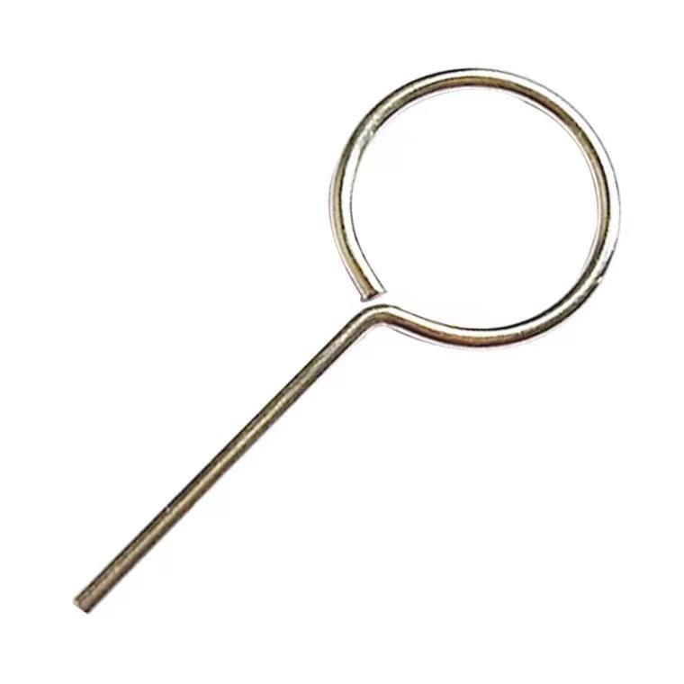 Durable All-Steel SIM Card Ejector Tool for Android & Universal Devices, Keychain Included