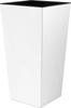 URBI DURS325 Tall Flowerpot with Insert | White