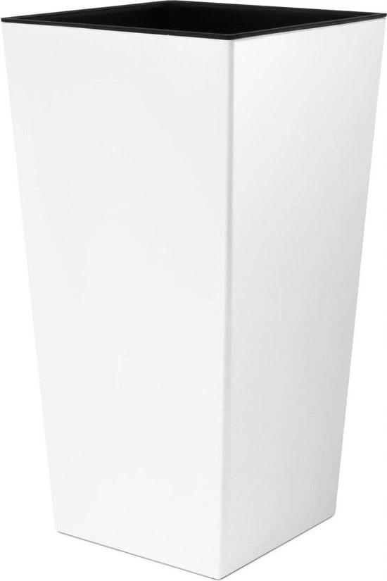 URBI DURS325 Tall Flowerpot with Insert | White