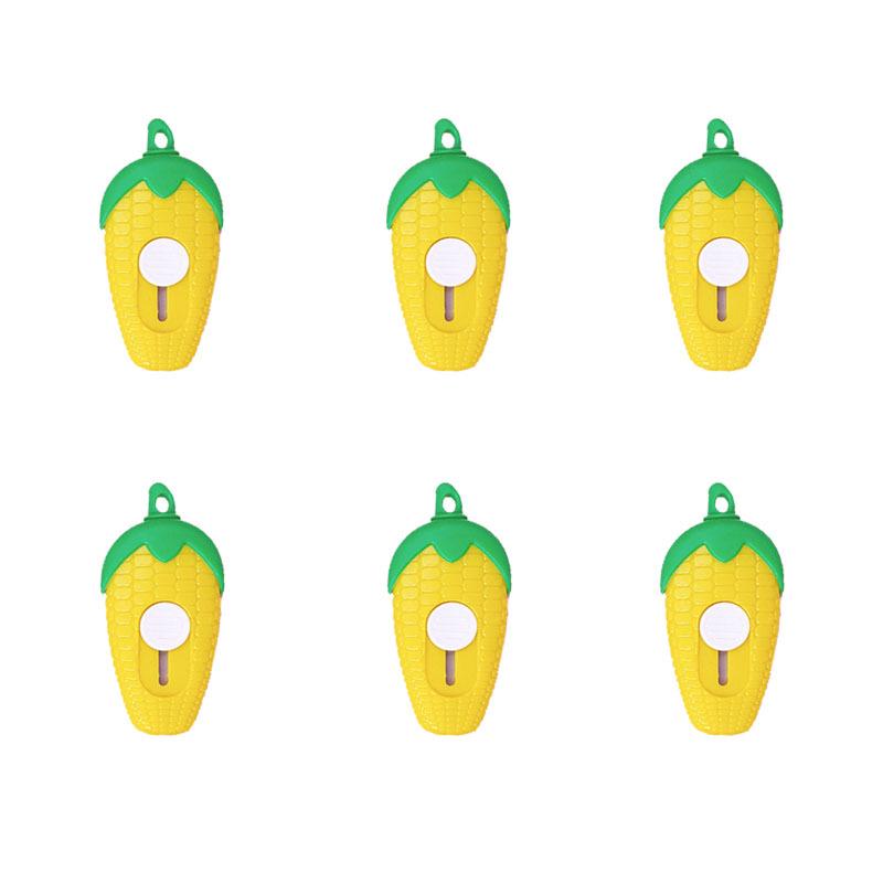 Mini nóż użytkowy w kształcie kukurydzy z kreskówek - uroczy obcinacz do papieru dla uczniów i ostrze do ekspresowego rozpakowywania