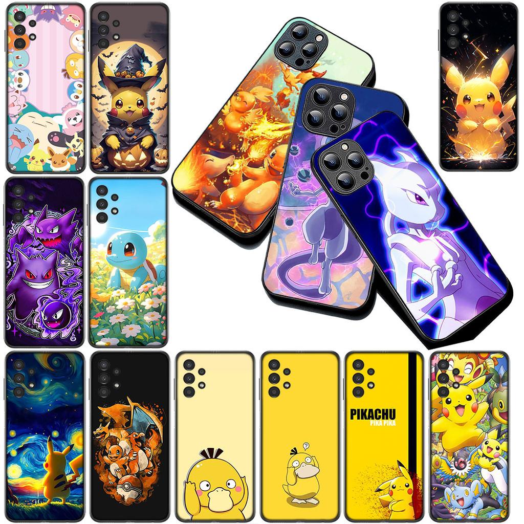 Cover for Apple iPhone 17 Pro XS Max Air 6 7 8 Plus 5 + SE 2022 SE2 16E Phone Case P-Pikachus Mewtwos Mews Charmanders Psyduck