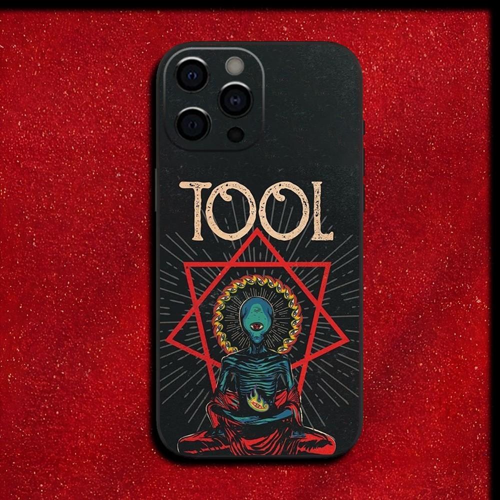 

Band T-Tool Schism Phone Case For iPhone 16,15,14,13,12,11,Pro,X,XS,Max,XR,Plus,Mini Soft Black Cover iPhone13mini