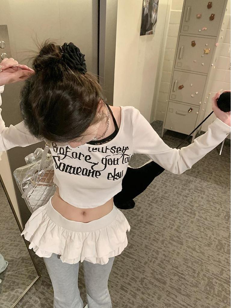 Women's Summer 2025 Double-Layer Waist Skirt: Niche Design for Flattering Fit