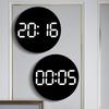 Minimalist Multifunctional Wall Clock with Temperature & Humidity Display 5501
