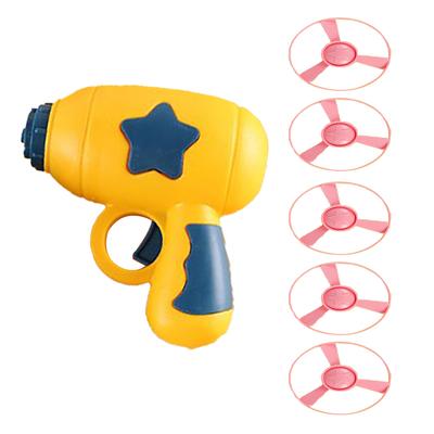 Cat Fetch Toy Plastic Interactive Toy Pet Tracking Toy Fly Disc with 5pcs Disc for Home