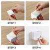 TV Air Remote Control Holder Wall-mounted Storage Box Mobile Phone Charging Stand With Plug Hook Storage Organiser For Home Desk