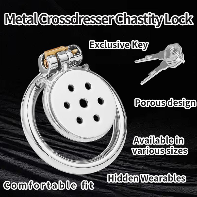 With Lock Metal Male Chastity Cage Male Chastity Device Cock Ring Male Chastity Belt Penis Lock Adult Sex Toys For Men