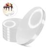 Cake Board Base White 25 Cm 2 Cm Set 5 Pcs Cake Drum Round Premium Brand4cake