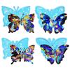 Light and Shadow Keychain Pendant Silicone Molds Butterfly-shape Mold DIY Ornaments Necklace Mould for Valentines Gift