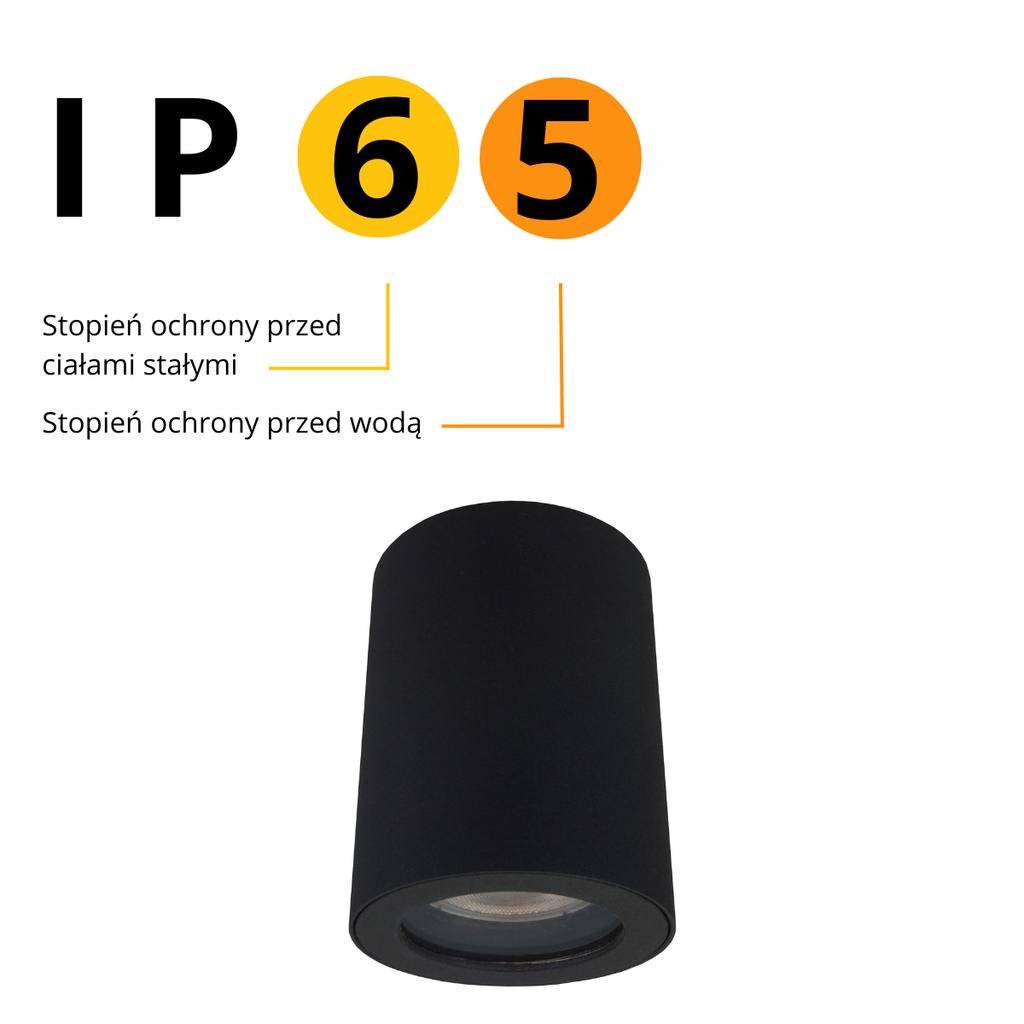 Oprawa Wpuszczana Faro Ip65 1 Gu10 Czarny Light Prestige Lp-6510/1Sm Bk