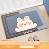 Bathroom Floor Mat Diatomaceous Earth Absorbent Soft Mat Non-Slip Foot Mat for Bathroom Entrance Quick-Drying Toilet Carpet for Home Use